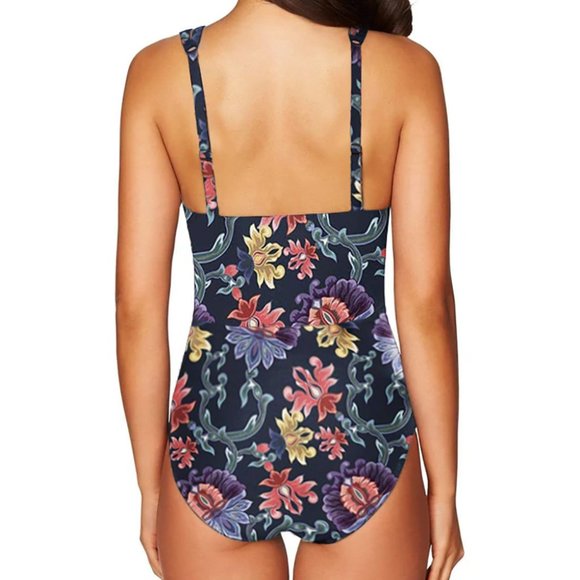 Floral One-Piece Swimsuit - Picture 3 of 9